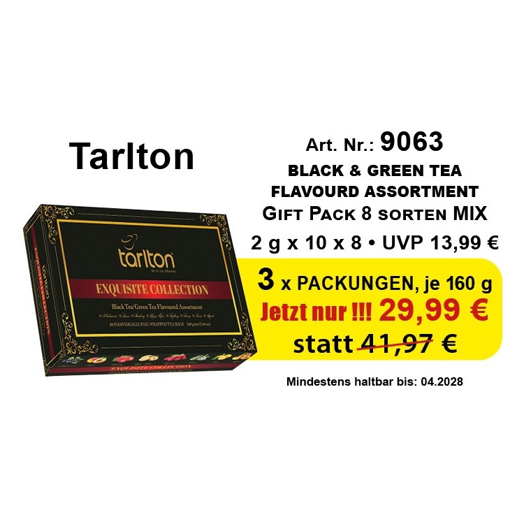 Art. 9063 Angebot 3 x Tarthon 8 Sorten Gift Pack Art. 9063 Angebot 3 x Tarthon 8 Sorten Gift Pack