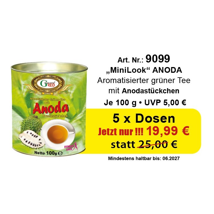 Art. 9099 Angebot Gred Gruner Tee Anoda 5 x 100 Gr. Art. 9099 Angebot Gred Gruner Tee Anoda 5 x 100 Gr.