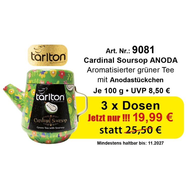 Art. 9081 Tarlton Cardinal Soursop je.100g
