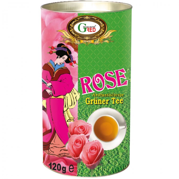 Gred Grüner Tee mit Rosenblüten 120g