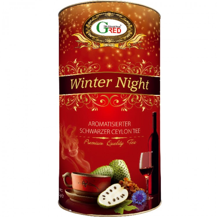 Atr. 1039 Gred Schwarzer Tee "Winter Night" 150g Atr. 1039 Gred Schwarzer Tee "Winter Night" 150g