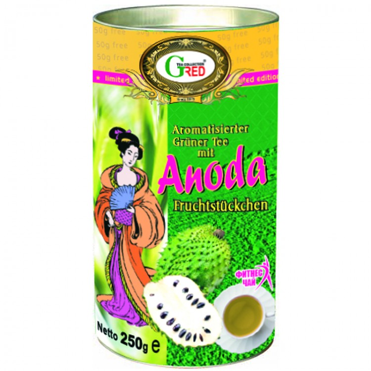 Gred Grüner Tee OPA mit Anoda Stückchen 250 Gr.