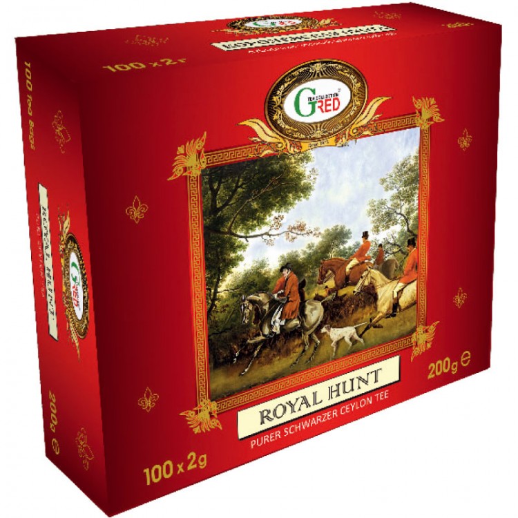Art.1078 Gred Schwarzer Tee "Royal Hunt" 2g x 100 Art.1078 Gred Schwarzer Tee "Royal Hunt" 2g x 100