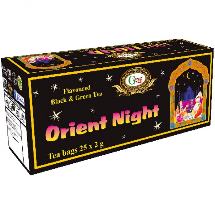 Gred SW & Grüner Tee "Orientnacht" 2g x 25 Gred SW & Grüner Tee "Orientnacht" 2g x 25