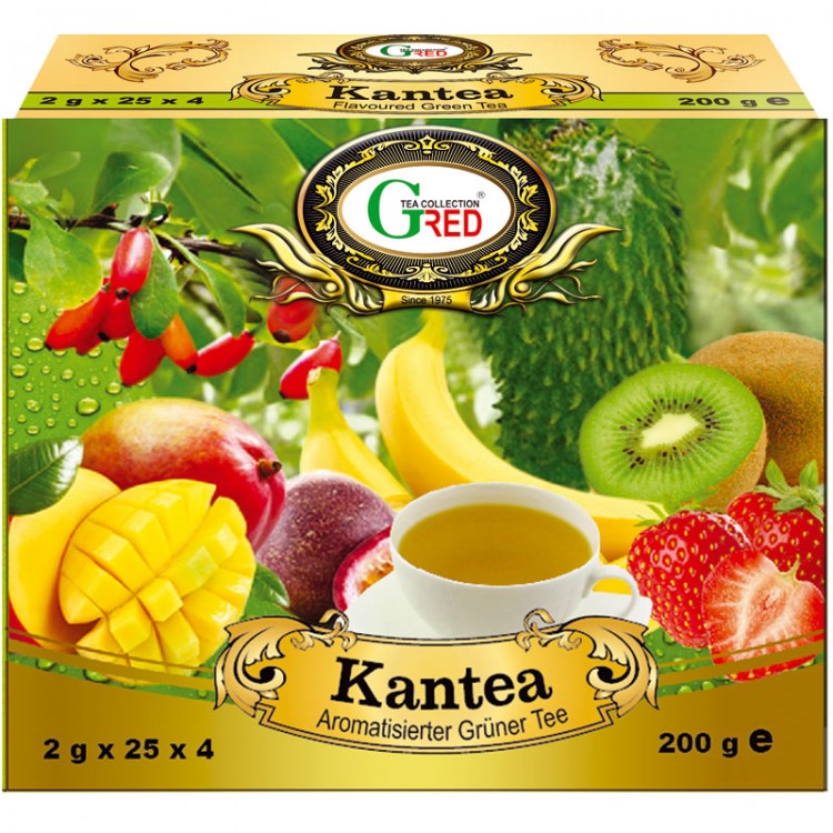 Gred Grüner Tee "Kantea" 2g x 25 x 4