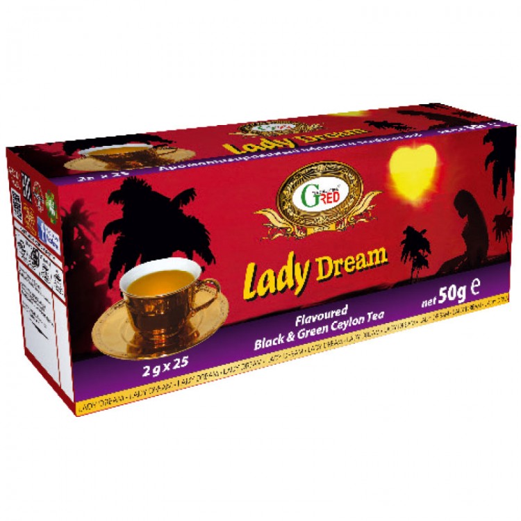 Gred SW & Grüner Tee "Lady Dream" 2g x 25 Gred SW & Grüner Tee "Lady Dream" 2g x 25