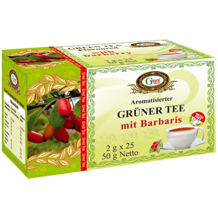 Gred Grüner Tee "Barbaris" 2g x 25