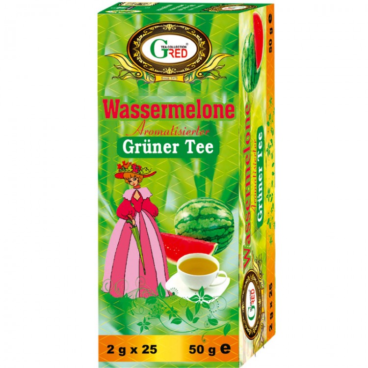 Gred Grüner Tee mit Wassermelone 2g x 25