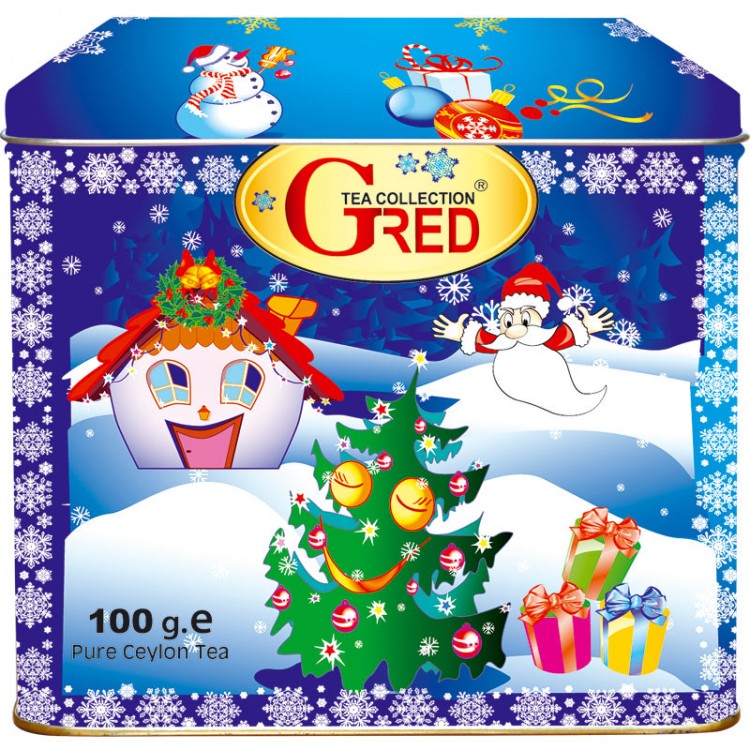 Gred Schwarzer Tee "Winterhaus" 100g