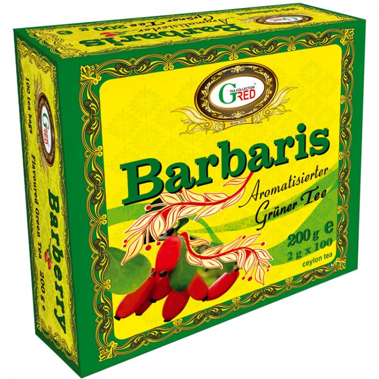 Gred Grüner Tee "Barbaris" 2g x 100