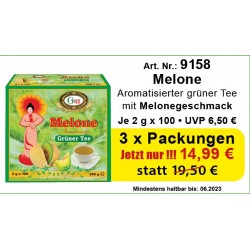 Art. 9158 3x Gred Grüner Tee mit Melone je 2g x 100