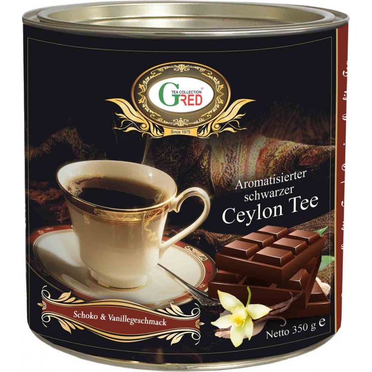 Art.1052 Gred Schwarzer Tee OPA "Schoko & Vanille" 300g Art.1052 Gred Schwarzer Tee OPA "Schoko & Vanille" 300g