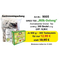1 x Gred Grüner Tee Milk Oolog  2 Gr. x 300 TB